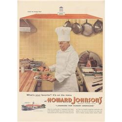 1955 Howard Johnson's Kitchen Ad