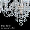 Image 4 : Anadel - 6 Light Crystal Chandelier with Swarovski - 26" x 28"