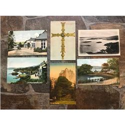 Group of Early 1900's Travel Postcards, Ireland