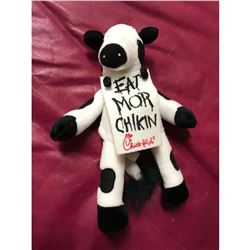 S Truett Cathy Signature, Chick-fil-A Cow Promotional Beanie Animal Toy