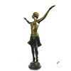 Image 4 : Life Size Bronze Metal Chiparus Dancer Statue 59" Tall (almost 5 ft)