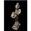 Image 2 : Pressed Glass Standing Crucifix Alter Cross