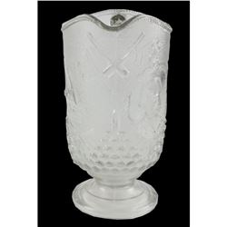 c1890 Spanish American War Pressed Glass Pitcher