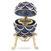 Image 2 : Royal Inspired Pinecone Russian Egg with Clock