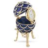 Image 4 : Royal Inspired Pinecone Russian Egg with Clock