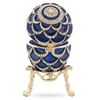 Image 5 : Royal Inspired Pinecone Russian Egg with Clock