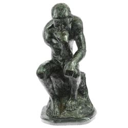 Massive Extra Large Rodin Thinker Famous Work Artwork Bronze Sculpture Marble NR