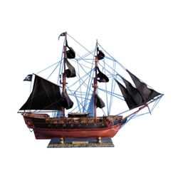 Wooden Caribbean Pirate Ship Model Limited 36" - Black Sails