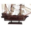 Image 3 : Wooden Thomas Tew's Amity White Sails Pirate Ship Model 20"
