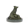 Image 1 : Mother Wolf and Cubs Bronze Sculpture 4.5" x 5"