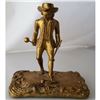 Image 1 : Late 19thc Victorian Gold Gilded Bronze Figure of a Squire, Country Gentleman
