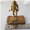 Image 2 : Late 19thc Victorian Gold Gilded Bronze Figure of a Squire, Country Gentleman