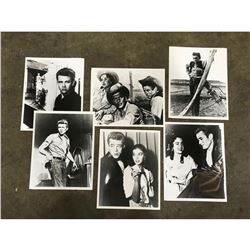 Set of Black & White Photo Images, Movie Still Shots, James Dean, Giant