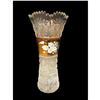 Image 1 : Handcrafted Czech Caesar Crystal Enameled Vase