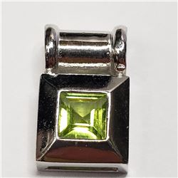 Silver Peridot (2G) Pendant, Suggested Retail Value $120