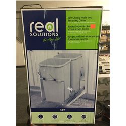 Real Solutions Soft-Closing Waste and Recycling Bin