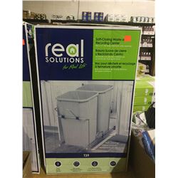 Real Solutions Soft-Closing Waste and Recycling Bin