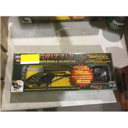 Grizzly Unbreakable Helicopter R/C Toy