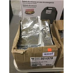 Case of McNairnPackaging Plain Foil Hot Dog Bags (1000ct)