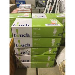 Touch 100 All Purpose Vinyl Gloves Lot of 5