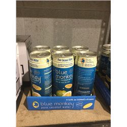 Blue Monkey Pure Coconut Water (6 x 520mL)
