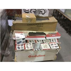 Pallet of Ondulair Slim Self Adhesive Tape and OduvillaVerge Pieces