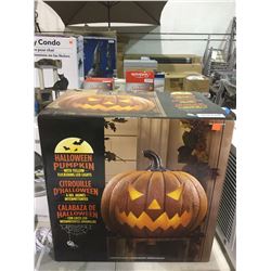 Halloween Pumpkin w/ Yellow LED Lights