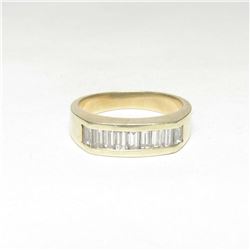 Ladies 14kt Gold Baguette Diamond Ring