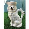 Image 1 : Mid 19thc English Staffordshire Spaniel Dog Porcelain Pitcher