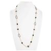 Image 1 : Designer Alexis Bittar Gold Tone Crystal 18" Station Necklace