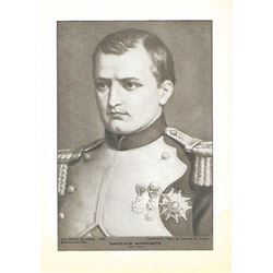 Vintage c1920â€™s half-tone print by Perry Pictures, #105 Napolean Bonaparte, 1769-1821.