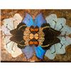 Image 3 : Vintage Art Deco Butterfly Wing & Inlaid Wood Tray