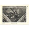 Image 1 : Vintage c1920â€™s half-tone print by Perry Pics, #301C David and Goliath, Sistine Chapel, Rome.