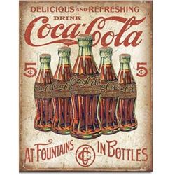COKE - 5 Bottles Retro