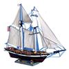 Image 1 : Wooden Baltimore Clipper Harvey Tall Model Ship 32"