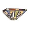 Image 2 : Mission 1 Light Textured Black Wall Sconce 12" Wide