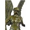 Image 4 : Bronze Statue Sculpture of Greek Goddess Athena as Warrior w/ Sword 37" x 13"