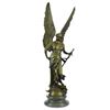 Image 8 : Bronze Statue Sculpture of Greek Goddess Athena as Warrior w/ Sword 37" x 13"