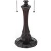 Image 3 : Tiffany-style Victorian 2 Light Table Lamp 16" Shade