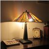 Image 4 : Mission 2 Light Blackish Bronze Table Lamp 16" Wide