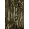 Image 4 : Bronze Bas Relief Wall Sculpture of Roman Female Water Bearer Aquarius 18" x 5.5"