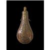Image 1 : Rare Museum 1850 Peace Powder Flask