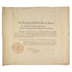 Presidential appointment signed by Calvin Coolidge