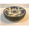 Image 5 : 19thc T Furnival & Sons English Flow Blue Bombay Plates