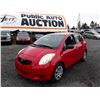 Image 1 : A12E --  2008 TOYOTA YARIS , Red , 87844  KM's "NO RESERVE"