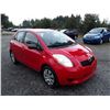 Image 2 : A12E --  2008 TOYOTA YARIS , Red , 87844  KM's "NO RESERVE"