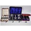 Image 1 : Selection of sterling silver including a six piece boxed "Reining Beauty" spoon set, twelve piece Bi