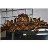 Image 2 : Gilt framed decorative wall mirror, overall dimensions 42" X 30"
