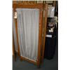 Image 1 : Three panel oak privacy screen