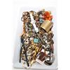 Image 1 : Tray lot of vintage and collectible jewellery including sterling silver, necklaces, earrings, bracel